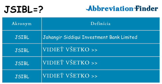 Čo stojí za jsibl