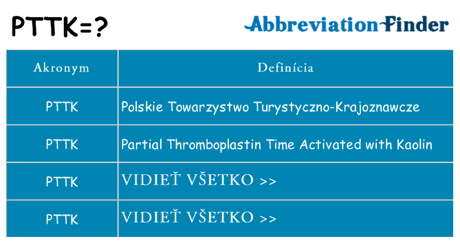 Čo stojí za pttk