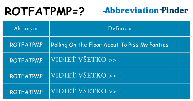 Čo stojí za rotfatpmp