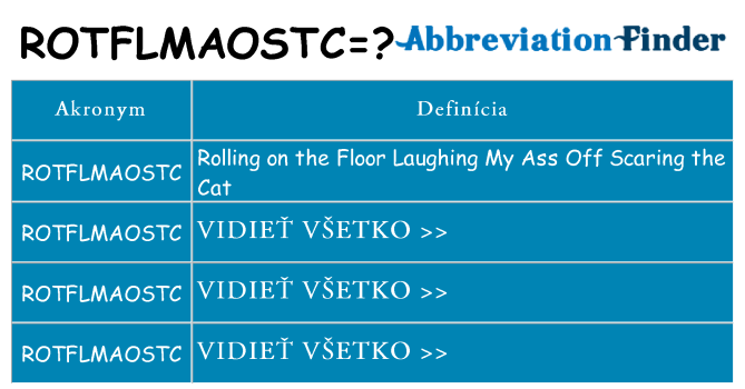 Čo stojí za rotflmaostc