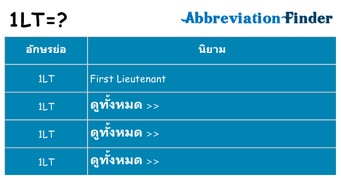 อะไรไม่ 1lt ถึง