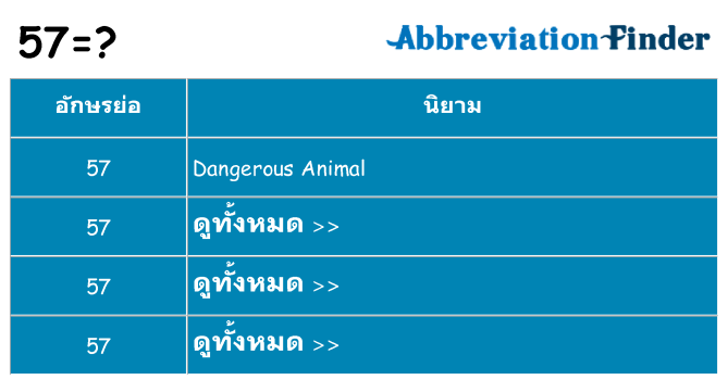 อะไรไม่ 57 ถึง