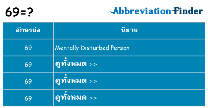 อะไรไม่ 69 ถึง
