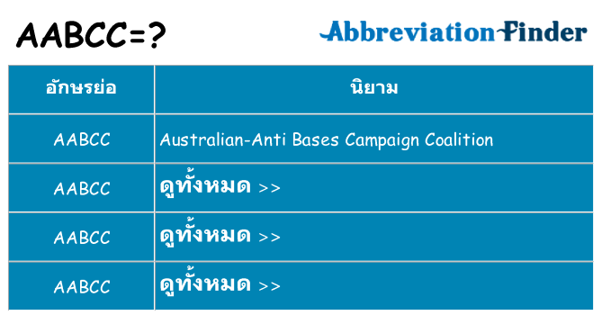 อะไรไม่ aabcc ถึง