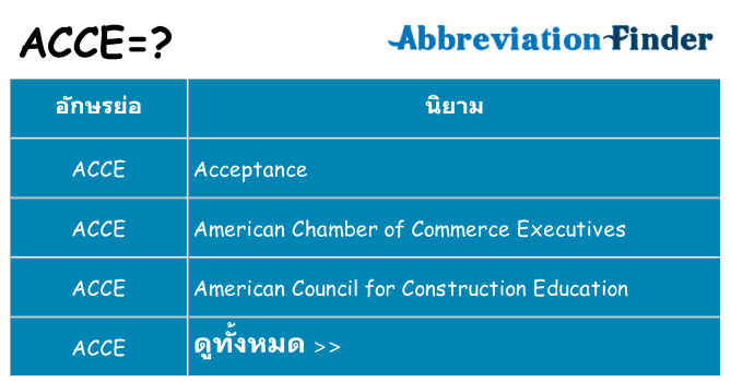 อะไรไม่ acce ถึง