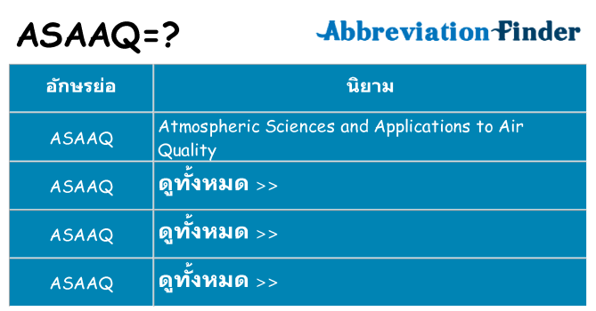 อะไรไม่ asaaq ถึง