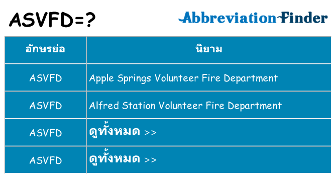 อะไรไม่ asvfd ถึง