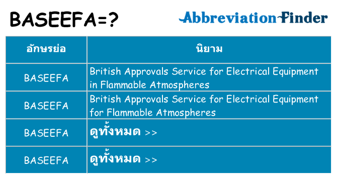 อะไรไม่ baseefa ถึง