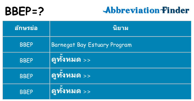 อะไรไม่ bbep ถึง