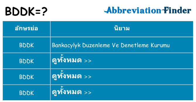 อะไรไม่ bddk ถึง