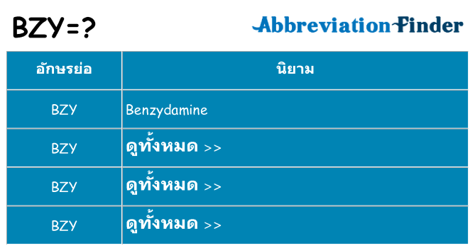 อะไรไม่ bzy ถึง