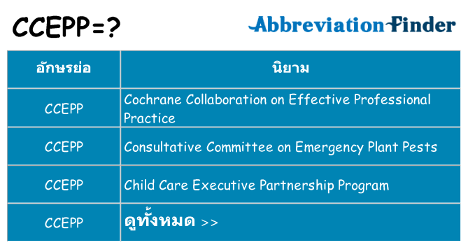 อะไรไม่ ccepp ถึง