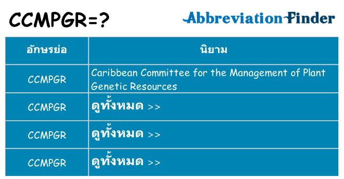 อะไรไม่ ccmpgr ถึง