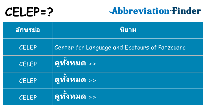อะไรไม่ celep ถึง