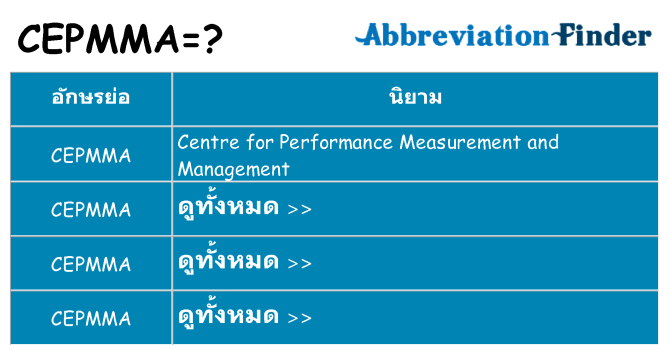 อะไรไม่ cepmma ถึง