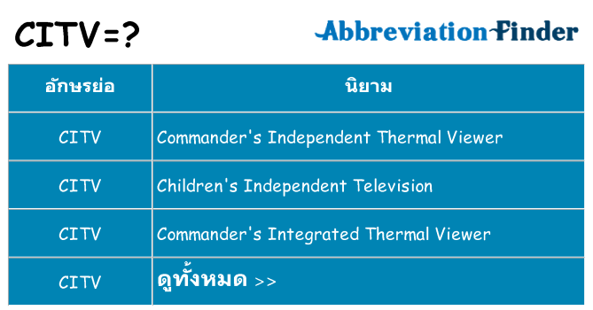 อะไรไม่ citv ถึง