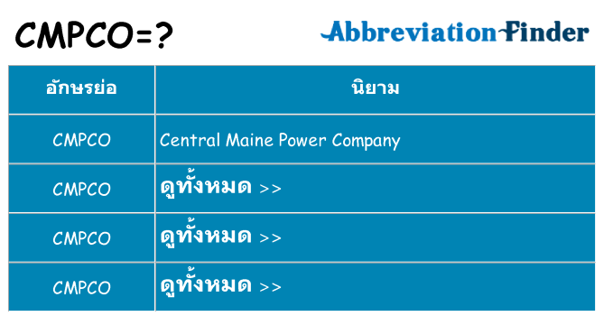 อะไรไม่ cmpco ถึง