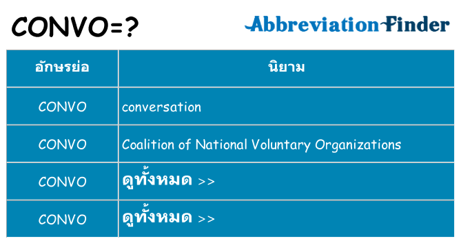 อะไรไม่ convo ถึง