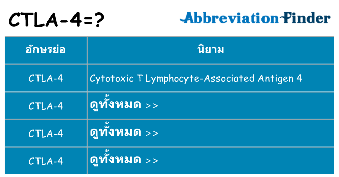 อะไรไม่ ctla-4 ถึง