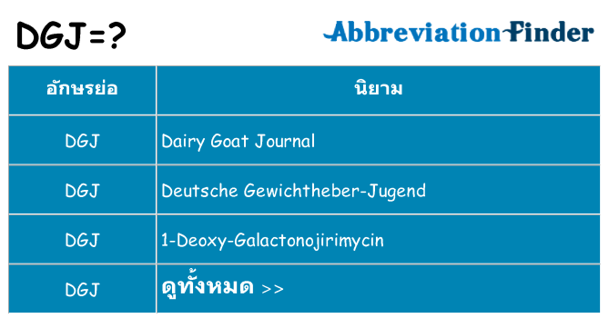 อะไรไม่ dgj ถึง