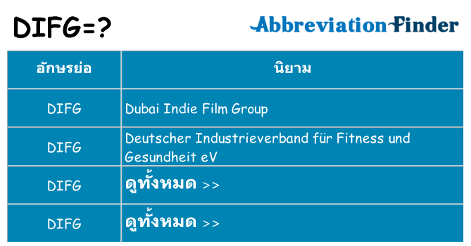 อะไรไม่ difg ถึง