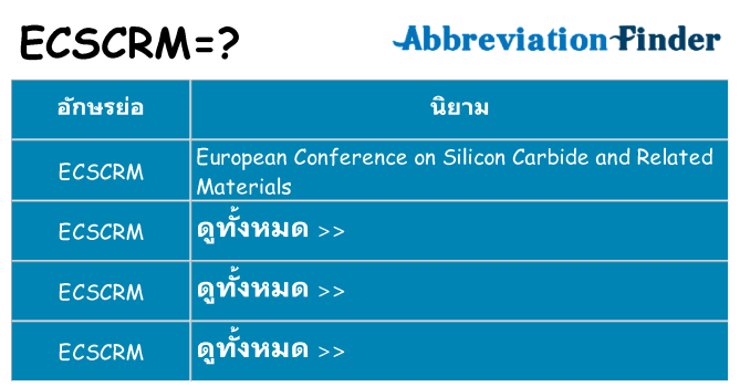 อะไรไม่ ecscrm ถึง