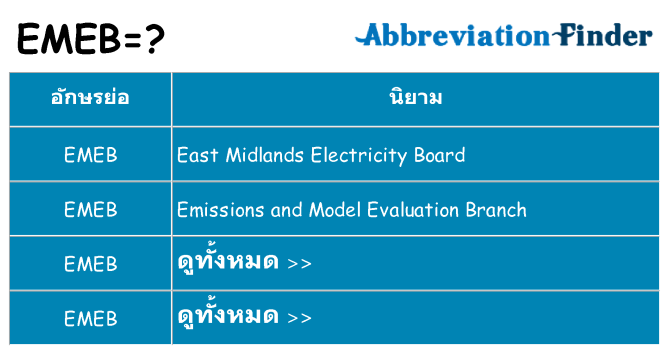 อะไรไม่ emeb ถึง