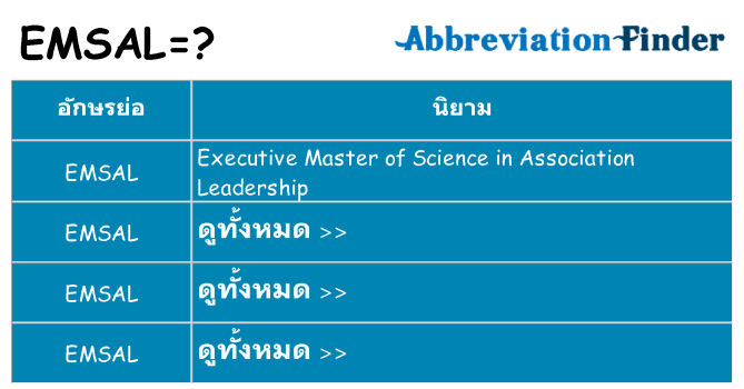 อะไรไม่ emsal ถึง