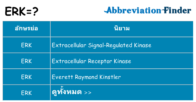 อะไรไม่ erk ถึง