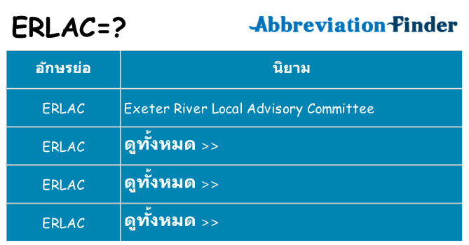 อะไรไม่ erlac ถึง