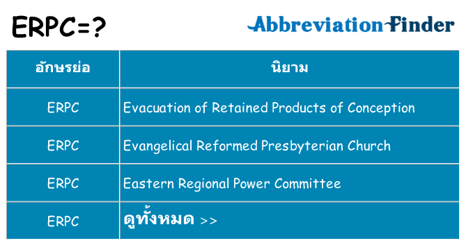 อะไรไม่ erpc ถึง