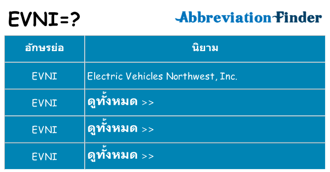 อะไรไม่ evni ถึง
