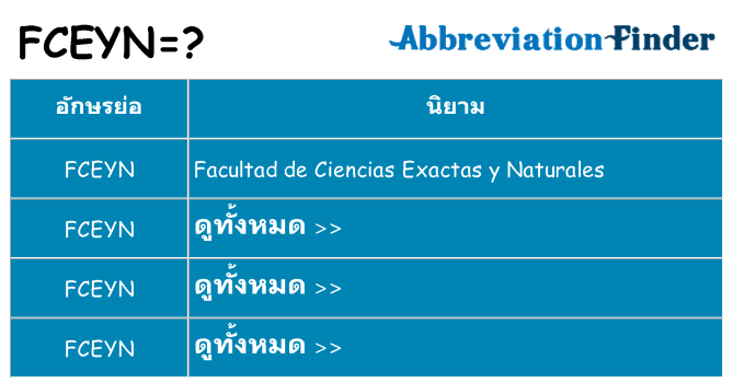 อะไรไม่ fceyn ถึง