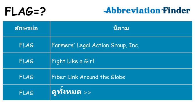อะไรไม่ flag ถึง