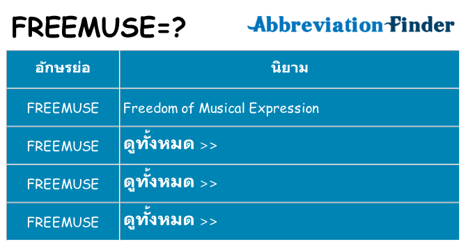 อะไรไม่ freemuse ถึง