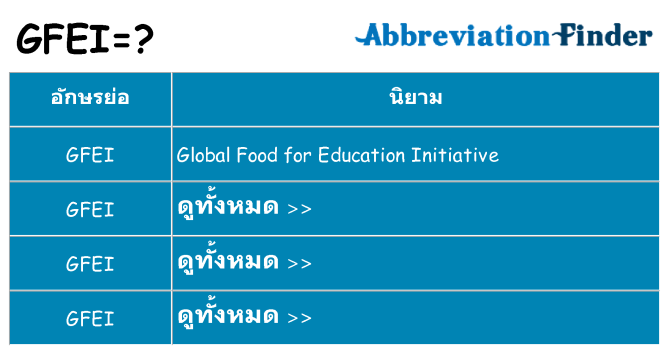 อะไรไม่ gfei ถึง
