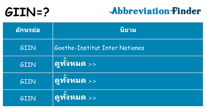 อะไรไม่ giin ถึง