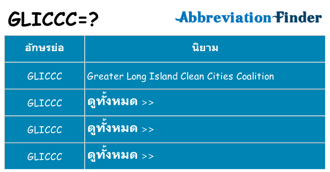 อะไรไม่ gliccc ถึง