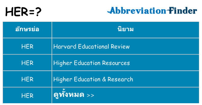 อะไรไม่ her ถึง