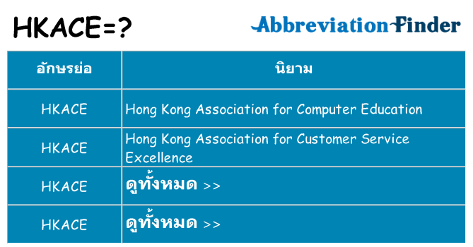 อะไรไม่ hkace ถึง