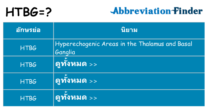 อะไรไม่ htbg ถึง