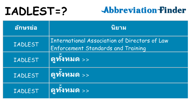 อะไรไม่ iadlest ถึง