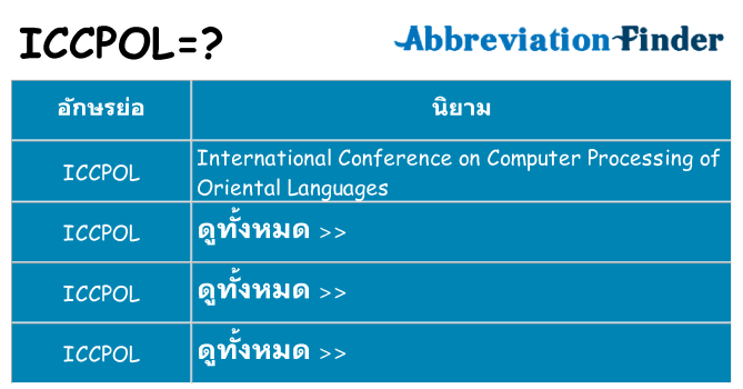 อะไรไม่ iccpol ถึง