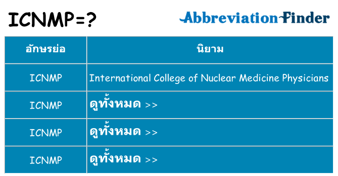 อะไรไม่ icnmp ถึง