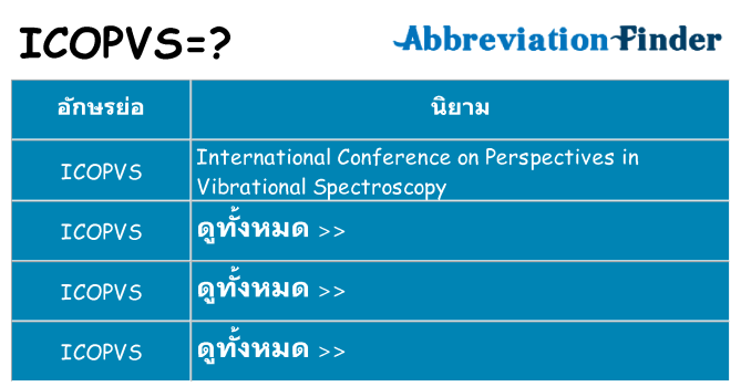 อะไรไม่ icopvs ถึง
