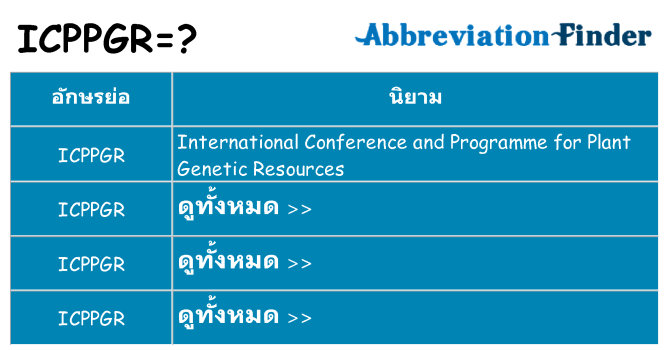 อะไรไม่ icppgr ถึง
