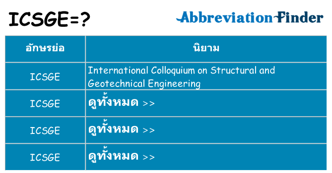 อะไรไม่ icsge ถึง