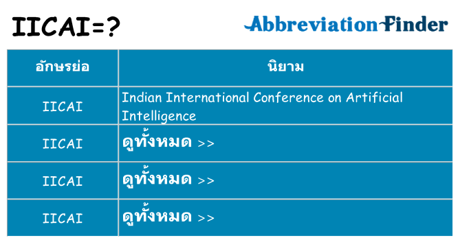 อะไรไม่ iicai ถึง
