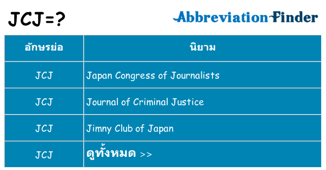 อะไรไม่ jcj ถึง