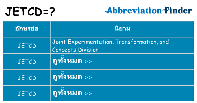 อะไรไม่ jetcd ถึง
